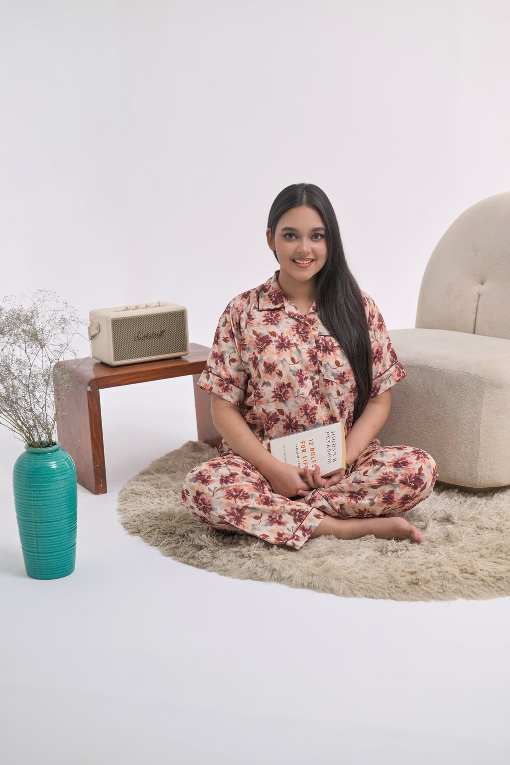 Somnia - Swiss Lawn PJ Set - Autumn