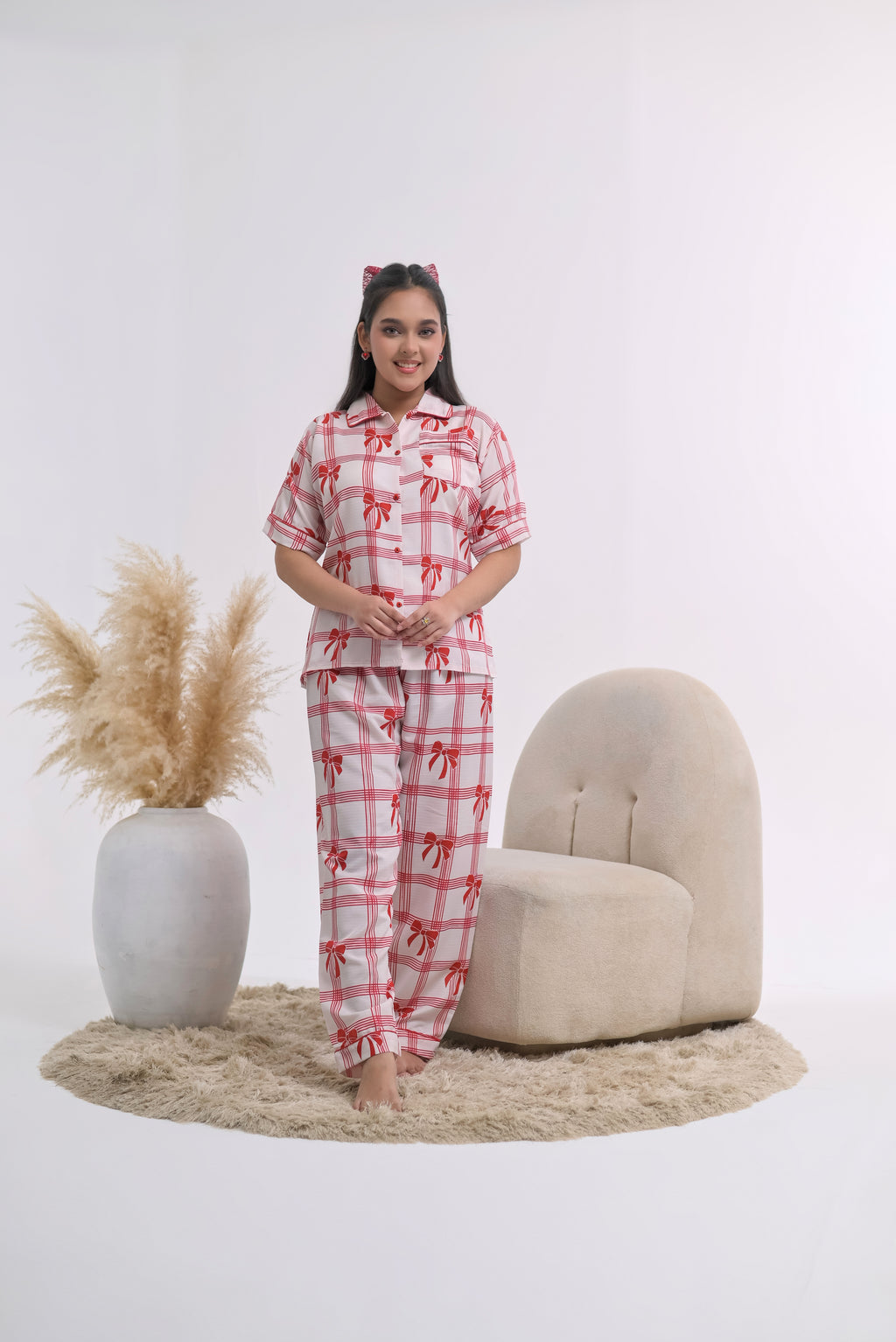 Somnia - Swiss Lawn PJ Set - Bow Blossom