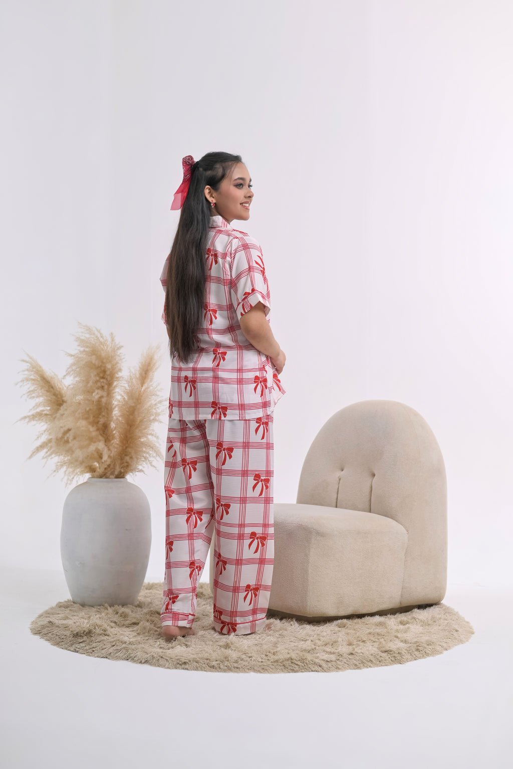 Somnia - Swiss Lawn PJ Set - Bow Blossom