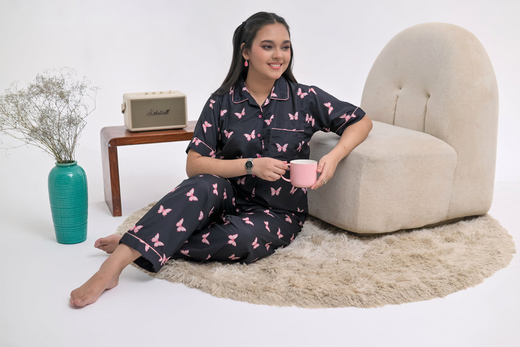 Somnia - Swiss Lawn PJ Sets - Luna Butterfly