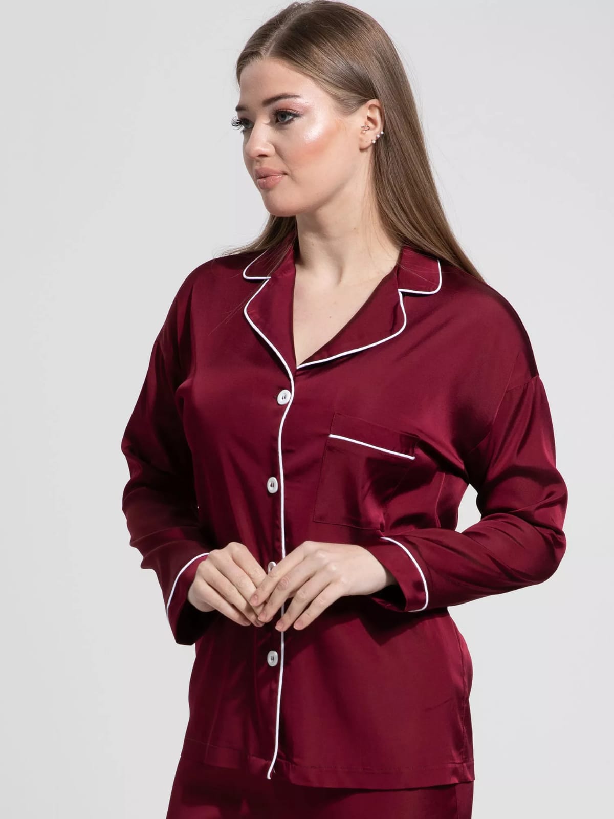 SOMNIA-Timeless Comfort PJ Set - Ruby Nior