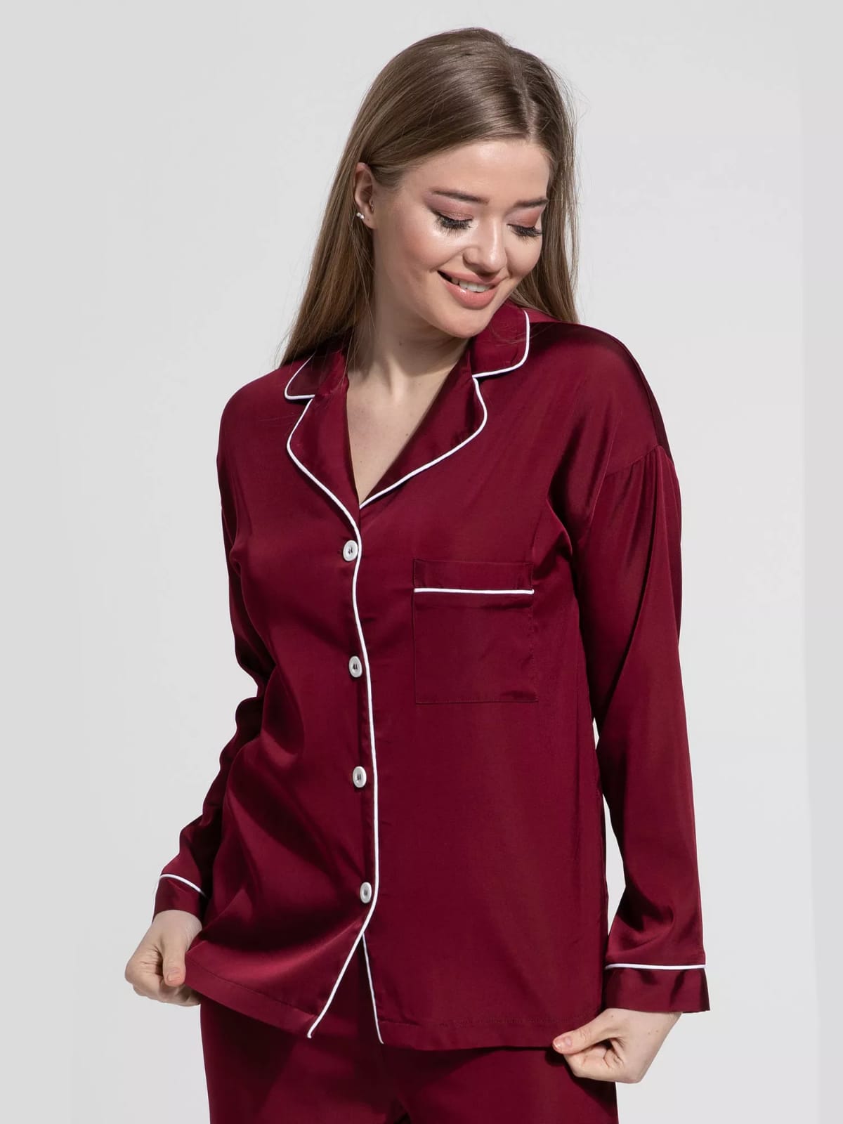 SOMNIA-Timeless Comfort PJ Set - Ruby Nior