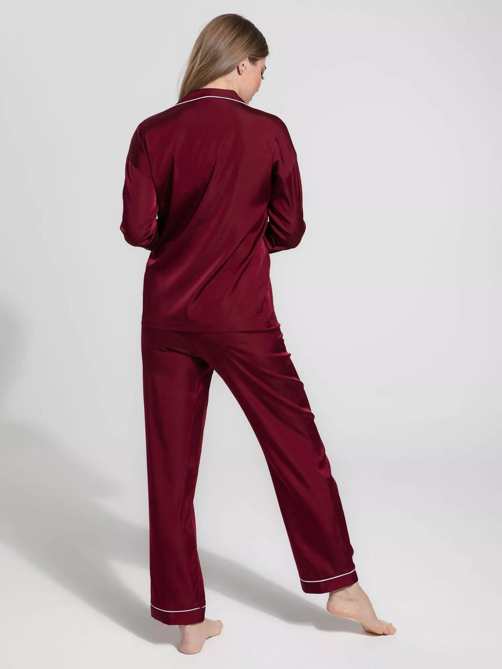 SOMNIA-Timeless Comfort PJ Set - Ruby Nior
