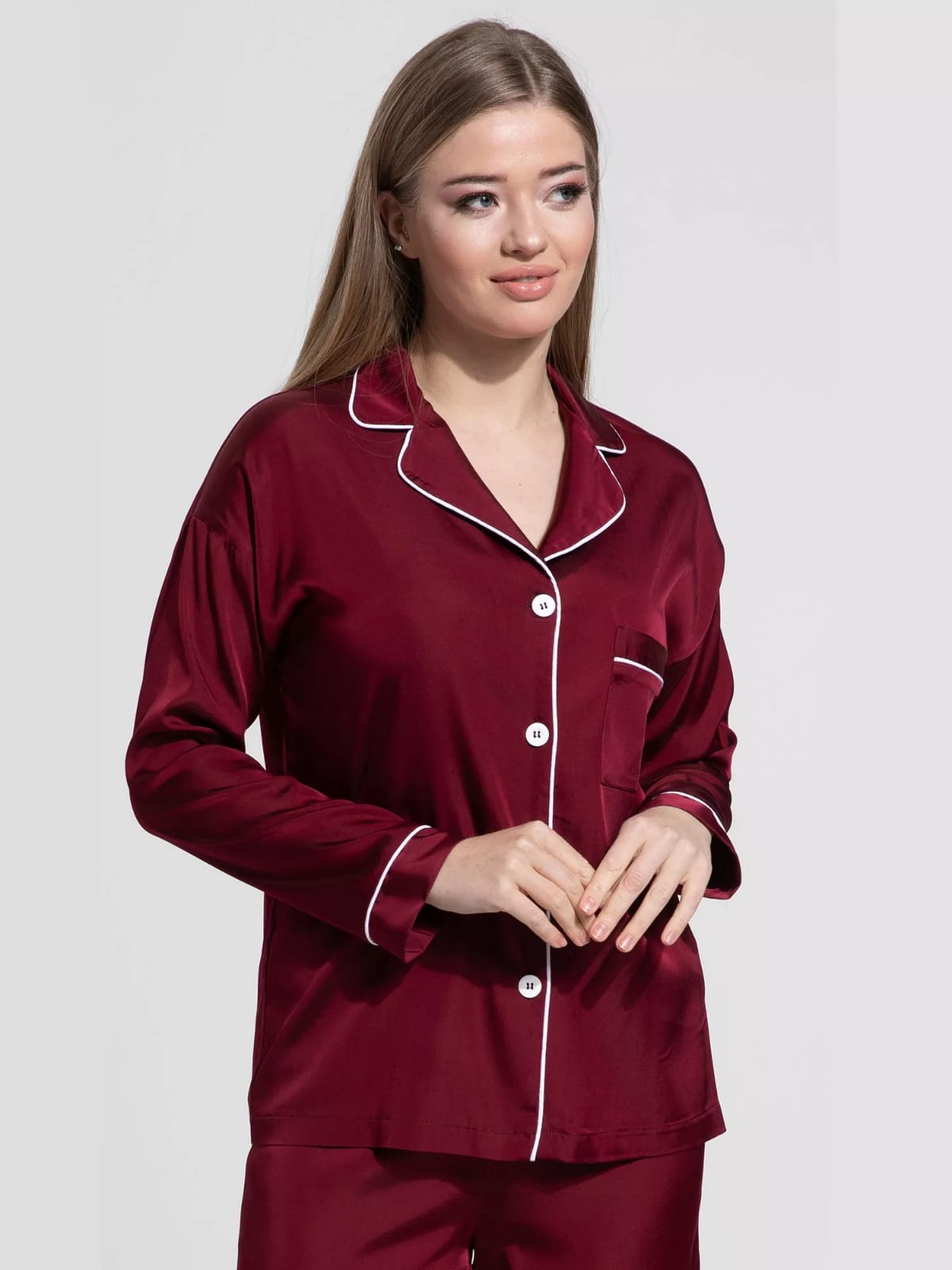 SOMNIA-Timeless Comfort PJ Set - Ruby Nior