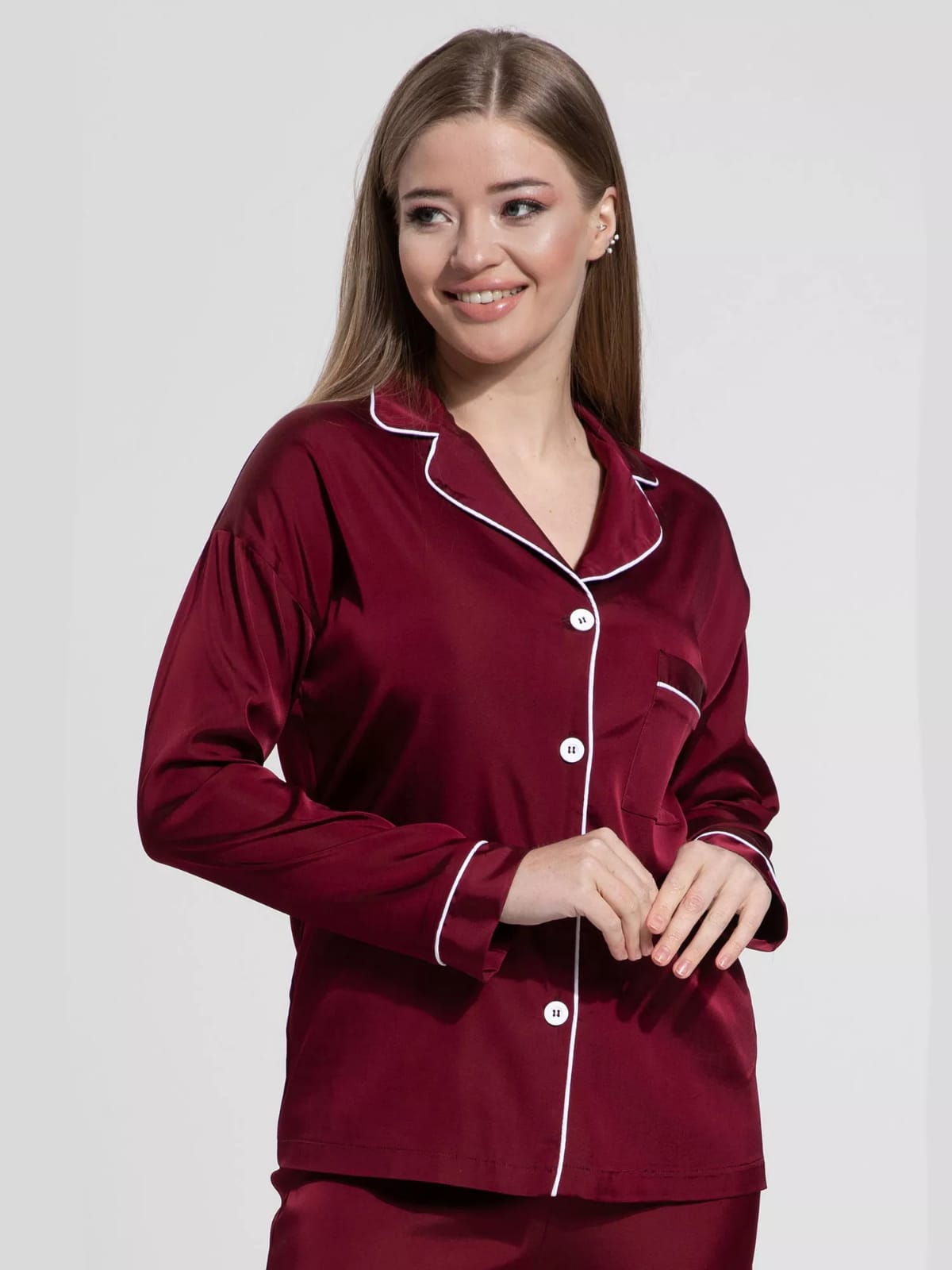 SOMNIA-Timeless Comfort PJ Set - Ruby Nior