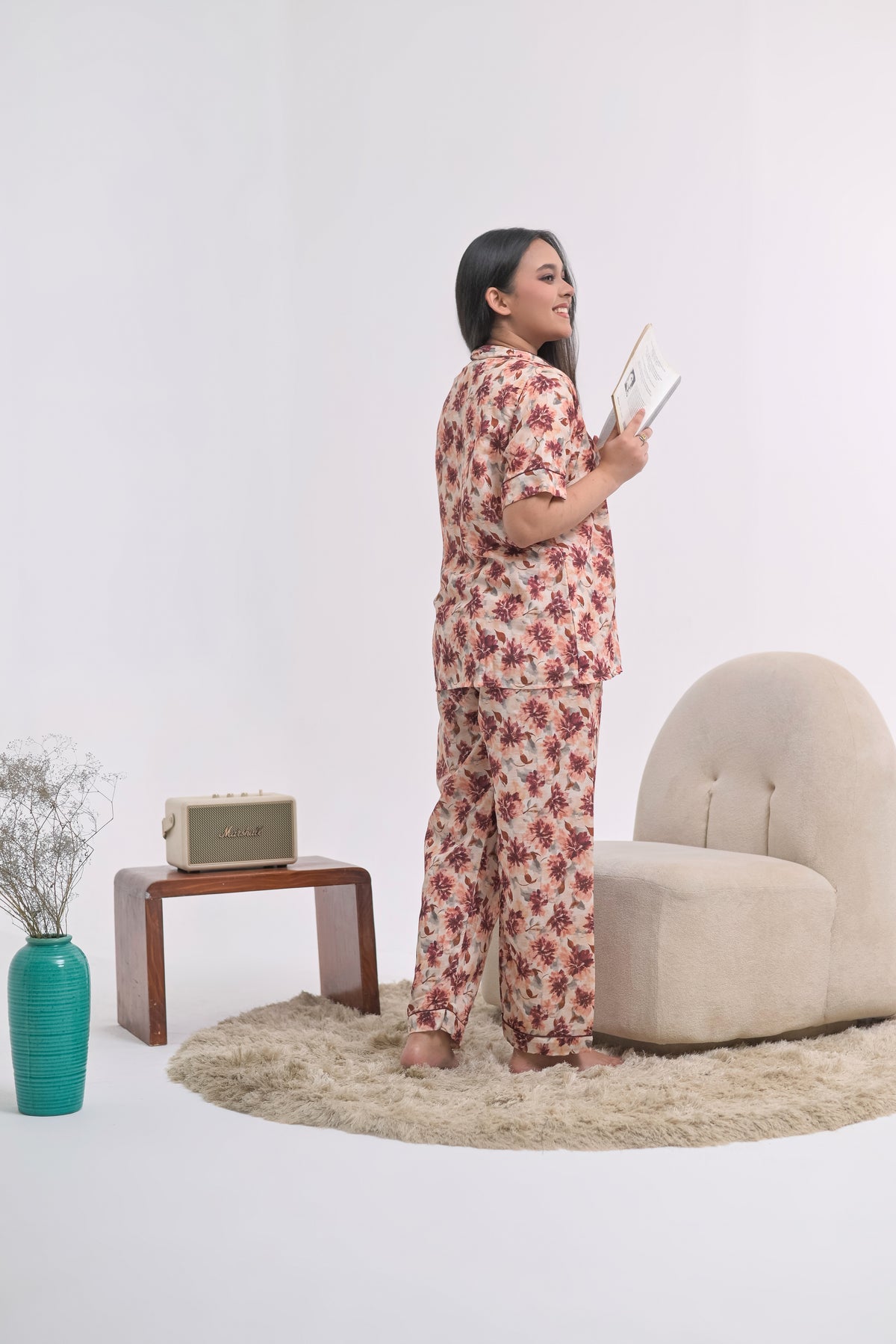 Somnia - Swiss Lawn PJ Set - Autumn