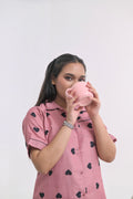 Somnia - Swiss Lawn PJ set - Black Heart