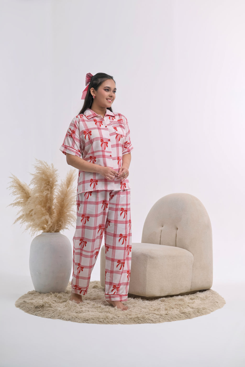 Somnia - Swiss Lawn PJ Set - Bow Blossom