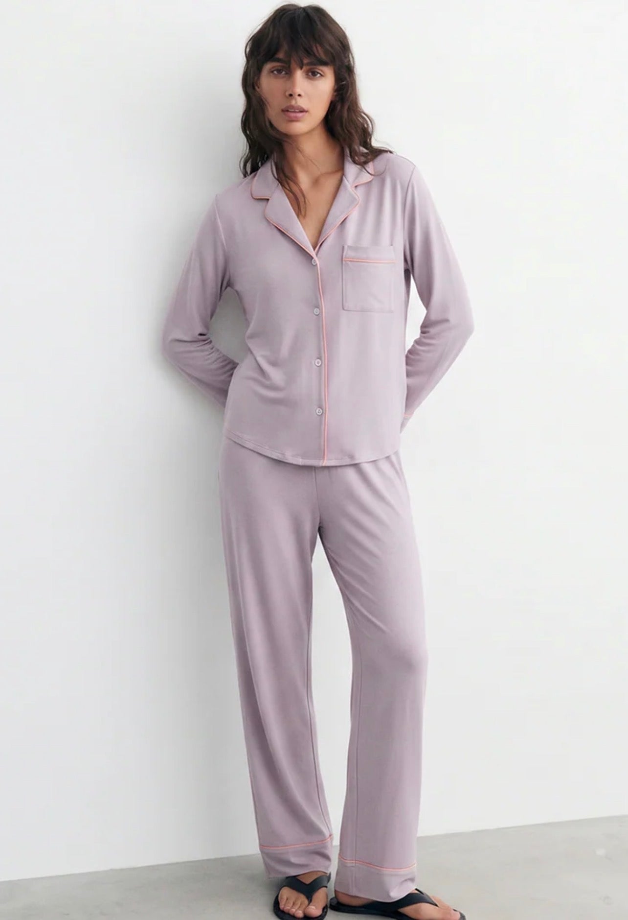 Cloud Pajama Set - Blush Pink