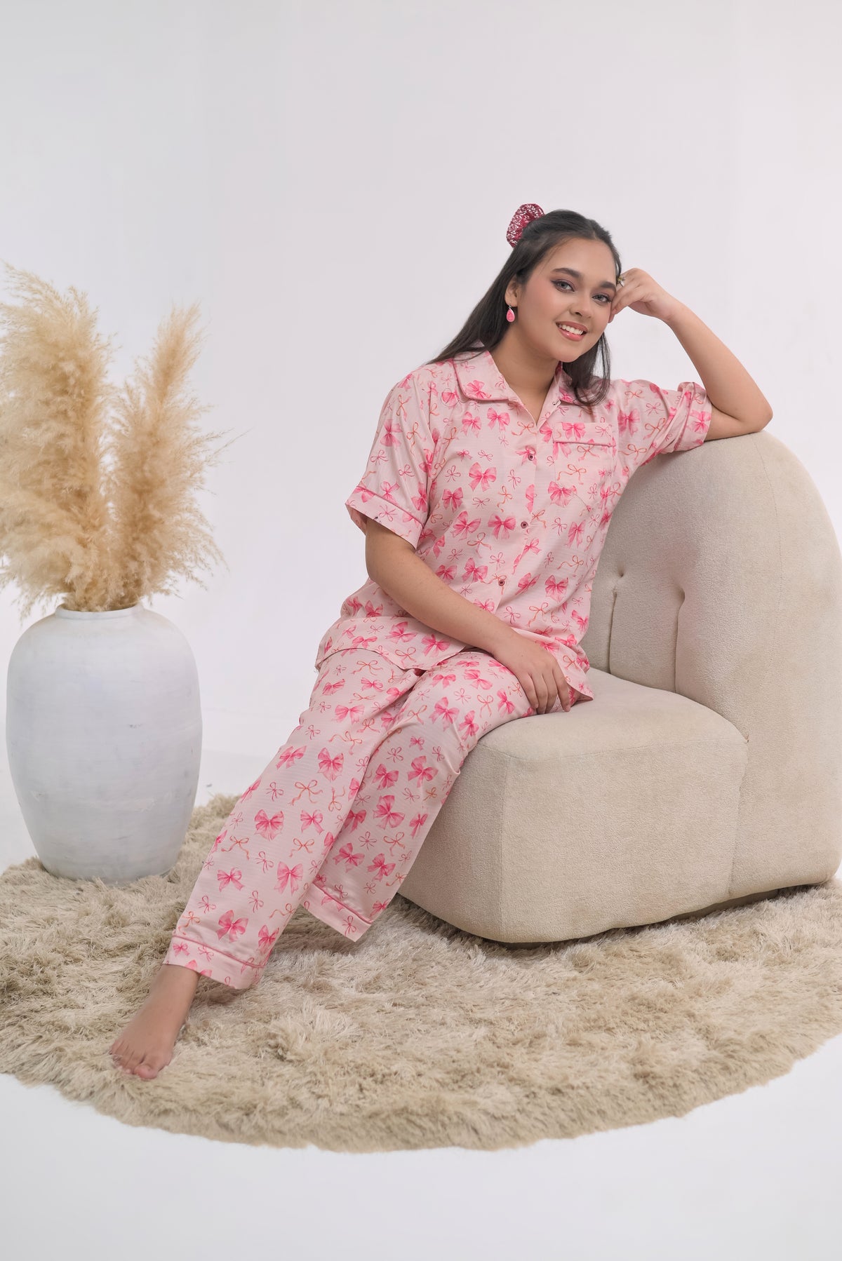 Somnia - Swiss Lawn PJ Set - Pretty Mate