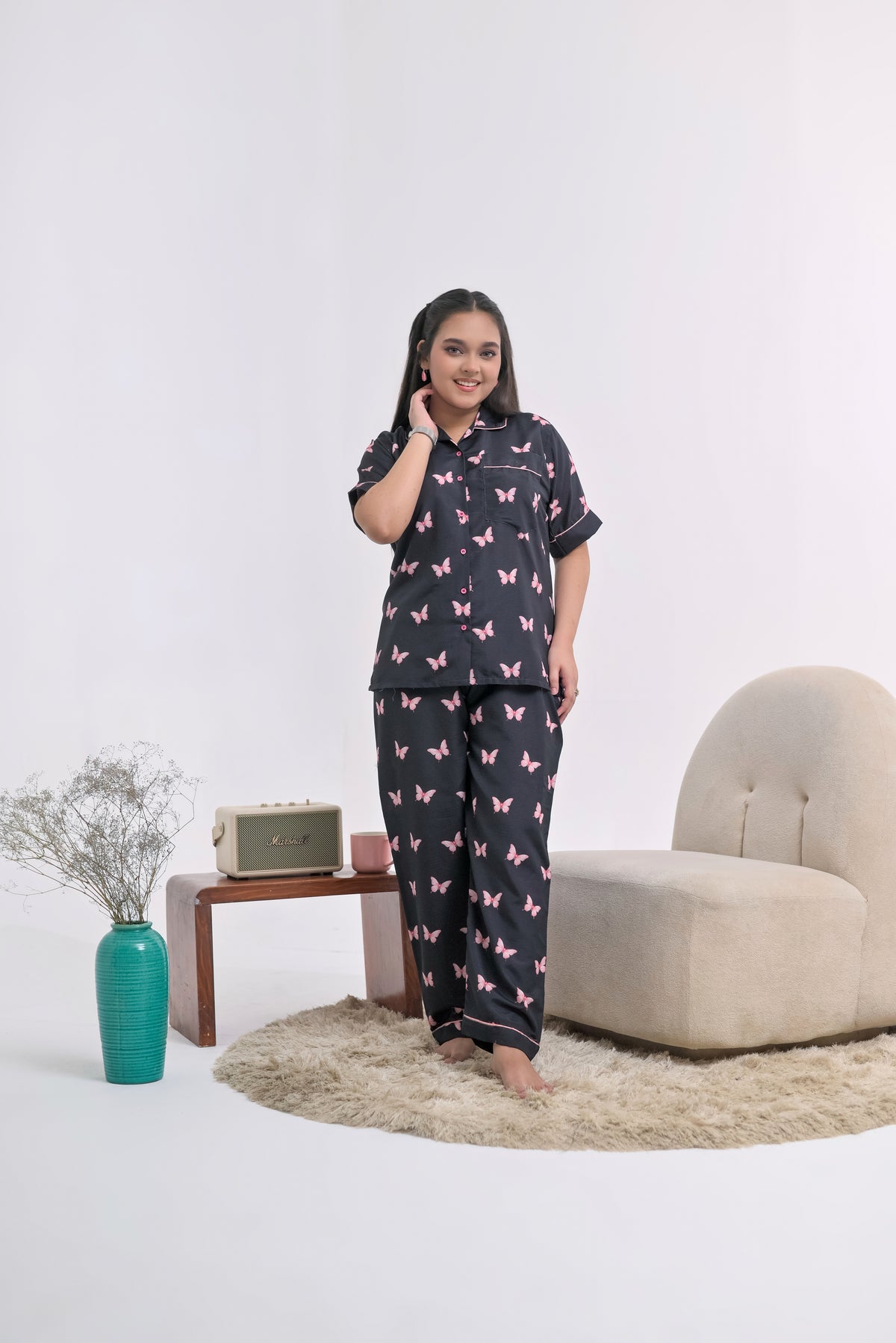 Somnia - Swiss Lawn PJ Sets - Luna Butterfly
