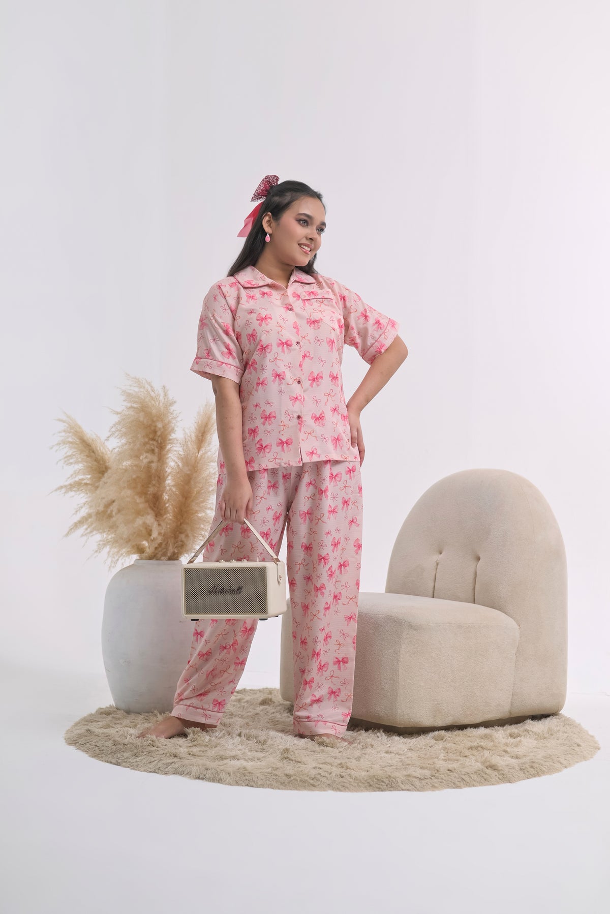 Somnia - Swiss Lawn PJ Set - Pretty Mate