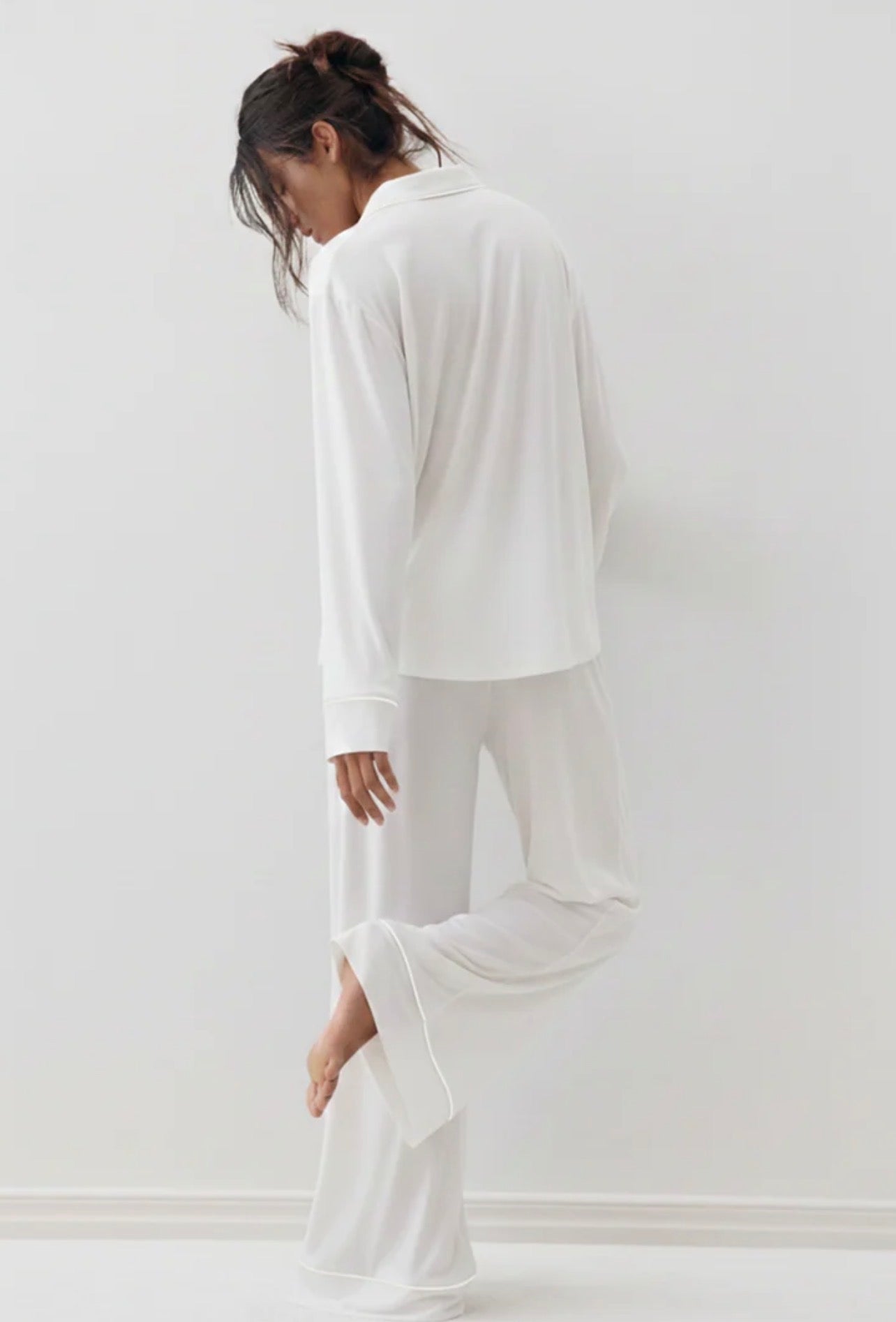 Cloud Pajama Set - White
