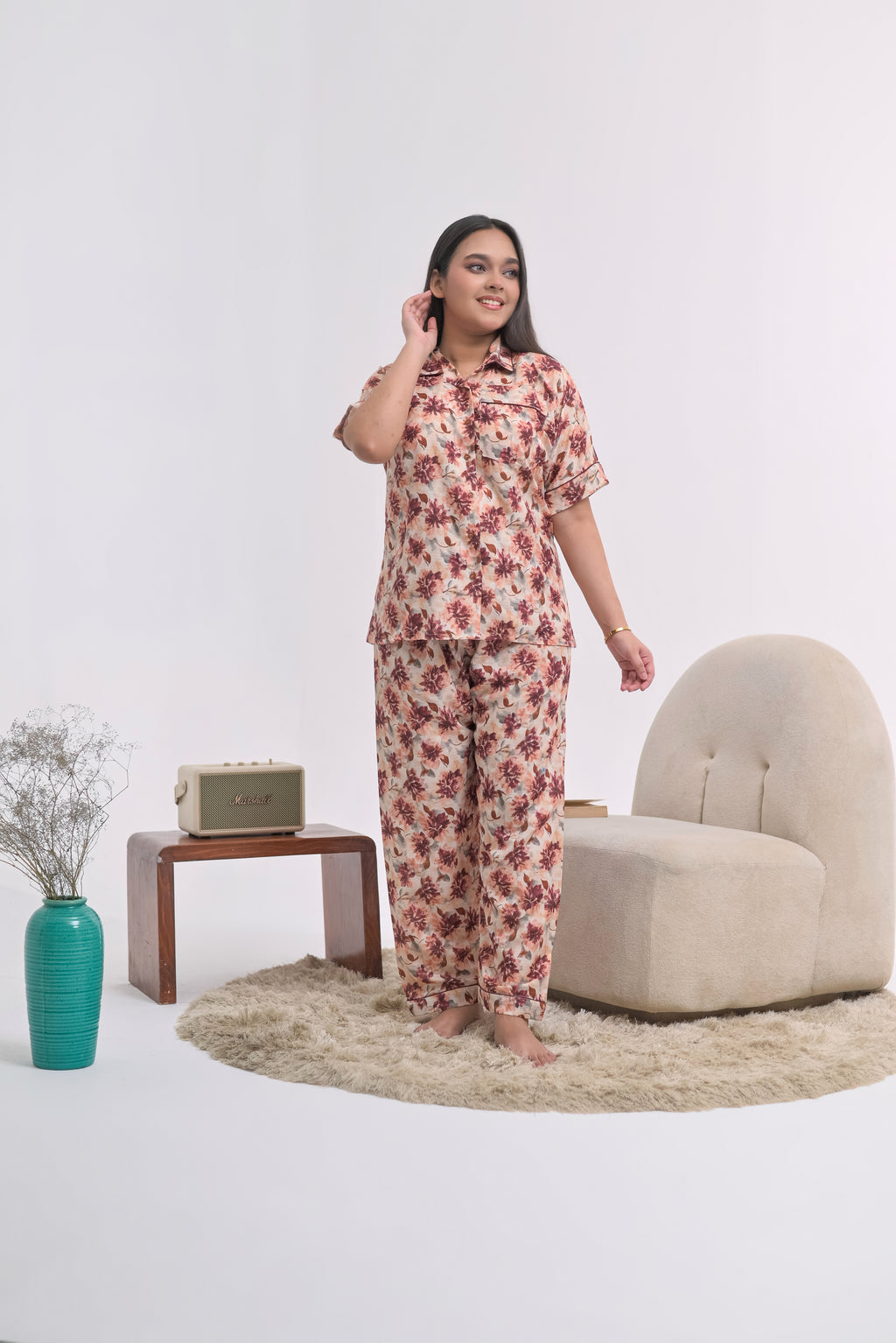 Somnia - Swiss Lawn PJ Set - Autumn