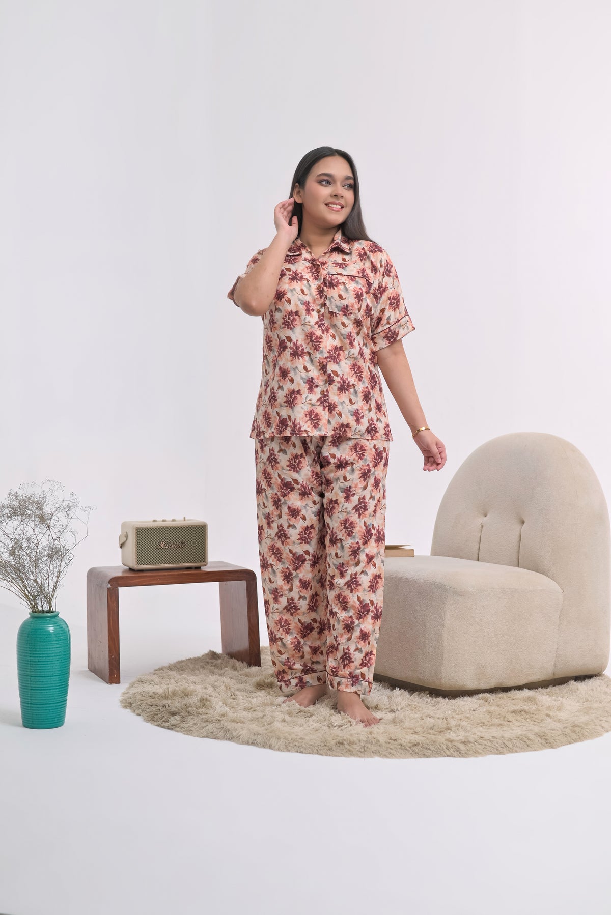 Somnia - Swiss Lawn PJ Set - Autumn