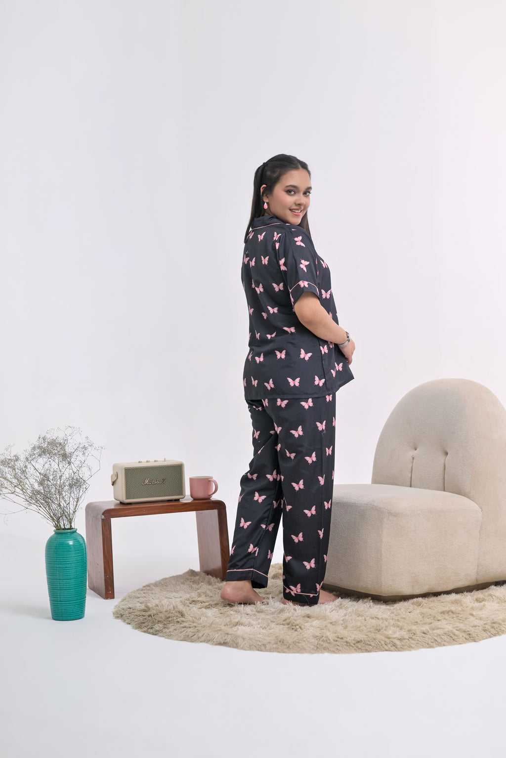 Somnia - Swiss Lawn PJ Sets - Luna Butterfly