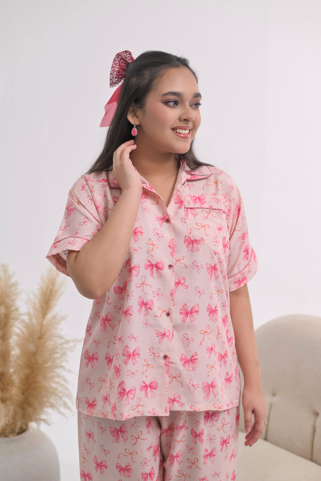 Somnia - Swiss Lawn PJ Set - Pretty Mate