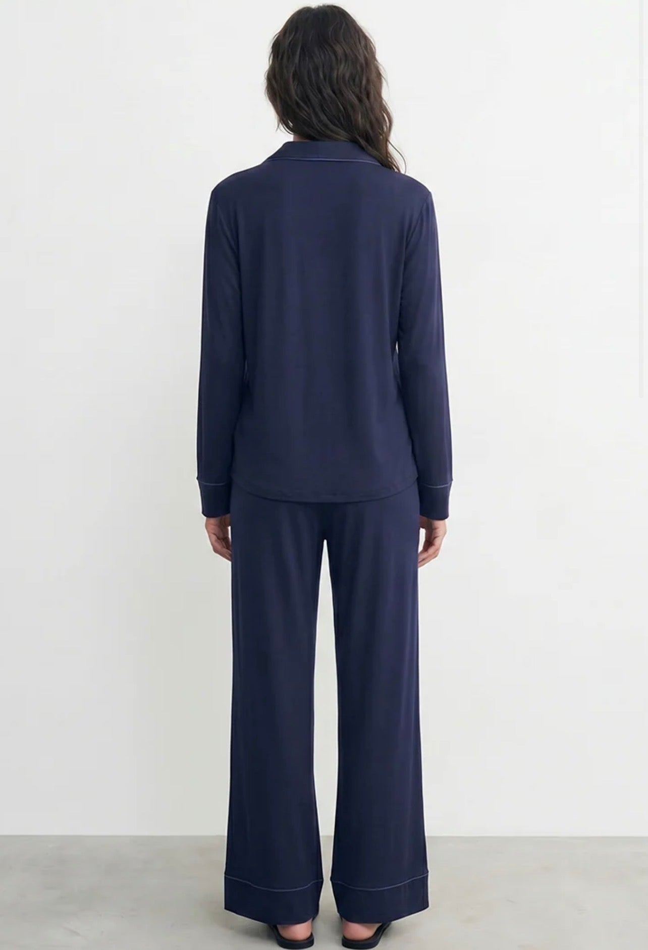 Cloud Pajama Set - Navyblue