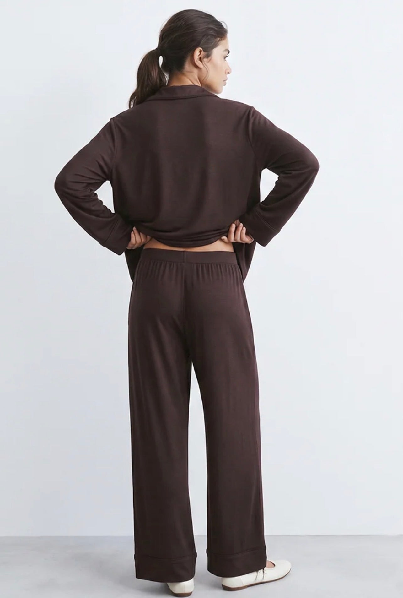 Cloud Pajama Set - Mocha