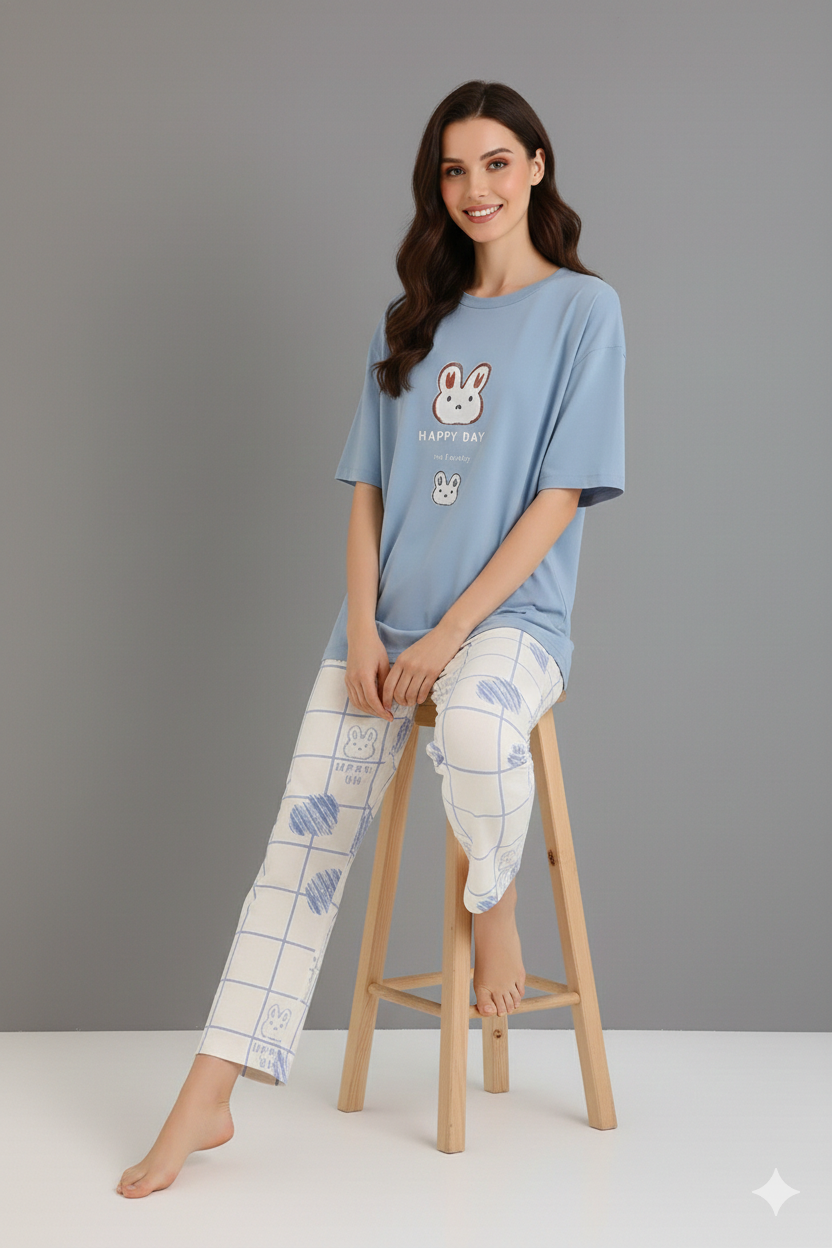 SOFT COTTON PJ SUIT- P9