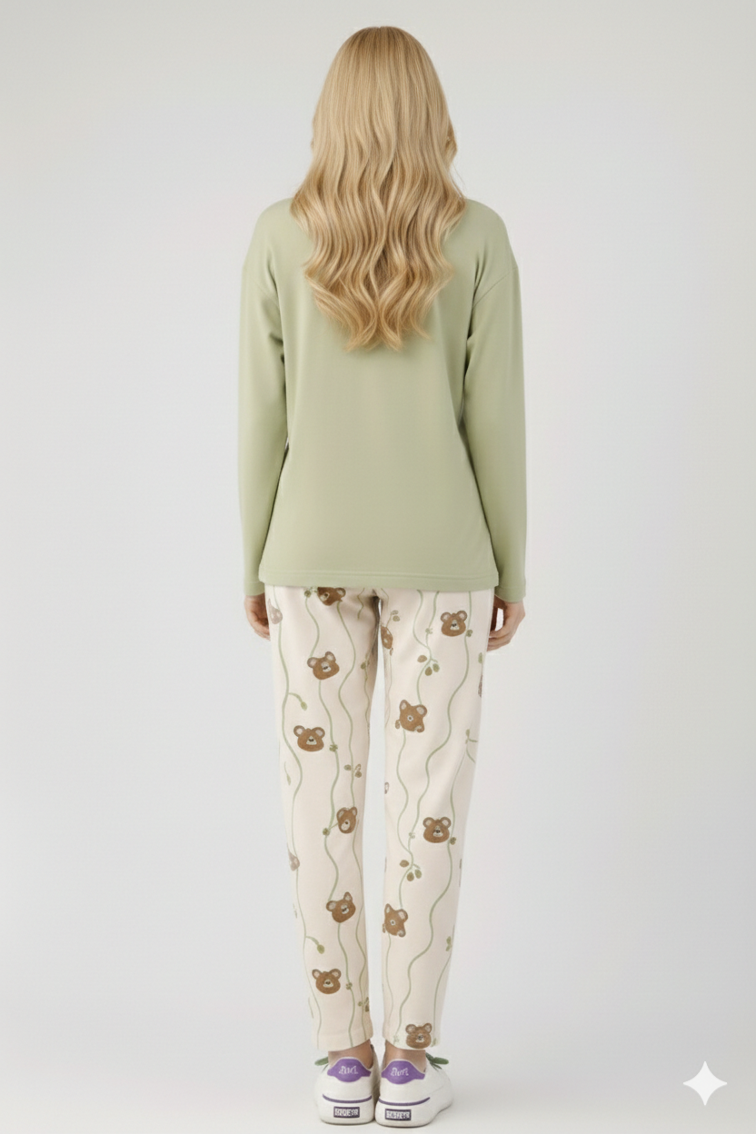 GREEN BEAR NIGHT SUIT