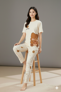 NEW BEAR COOKIES DESIGN NIGHT SUIT- P3