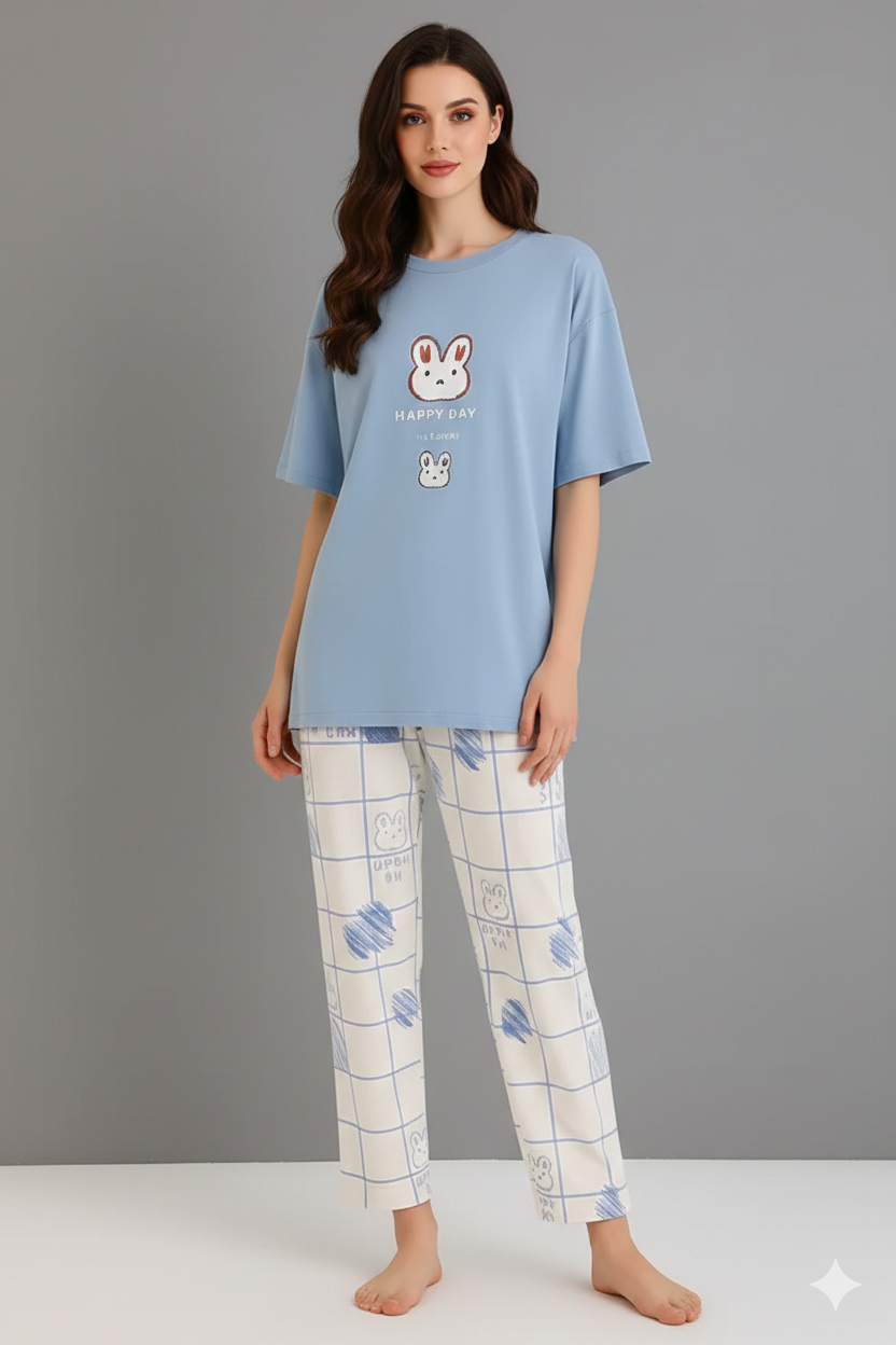 SOFT COTTON PJ SUIT- P9