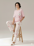 Pink Happy Bear Night Suit- P14