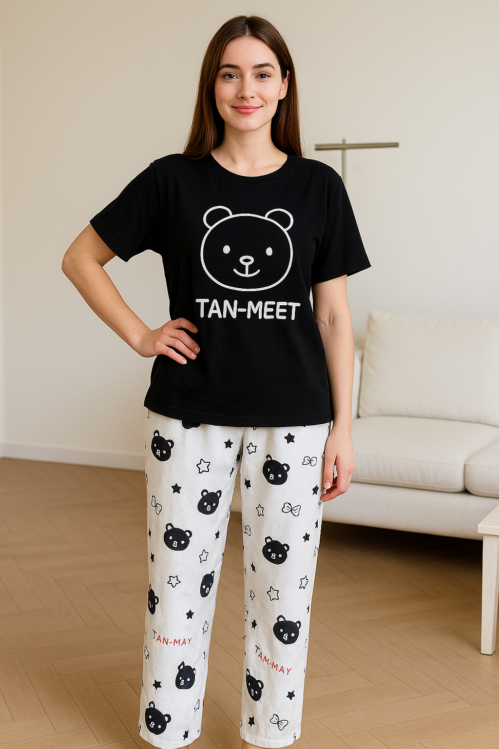 BLACK SMILE TAN-MEET PJ SUIT- P5