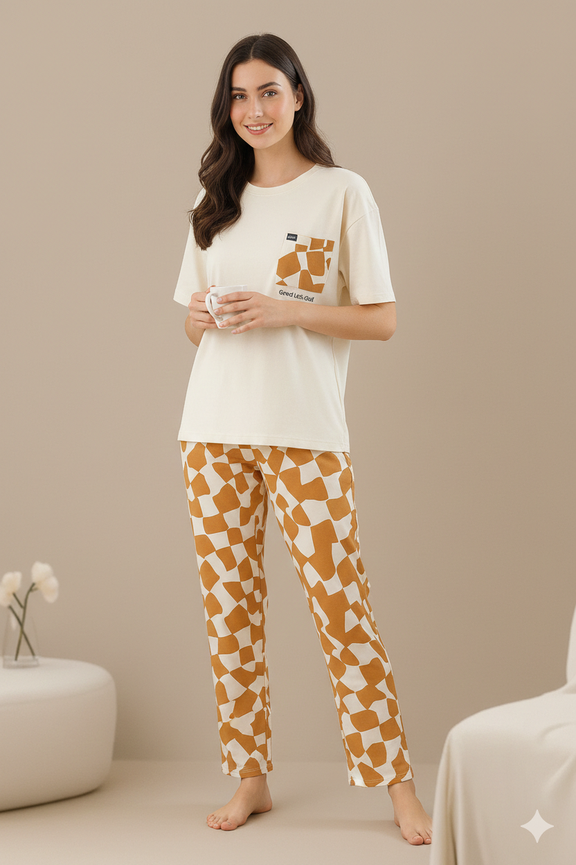 SOFT COTTON PJ SUIT- P7