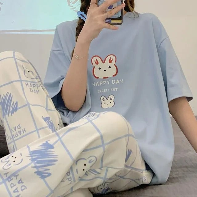SOFT COTTON PJ SUIT- P9